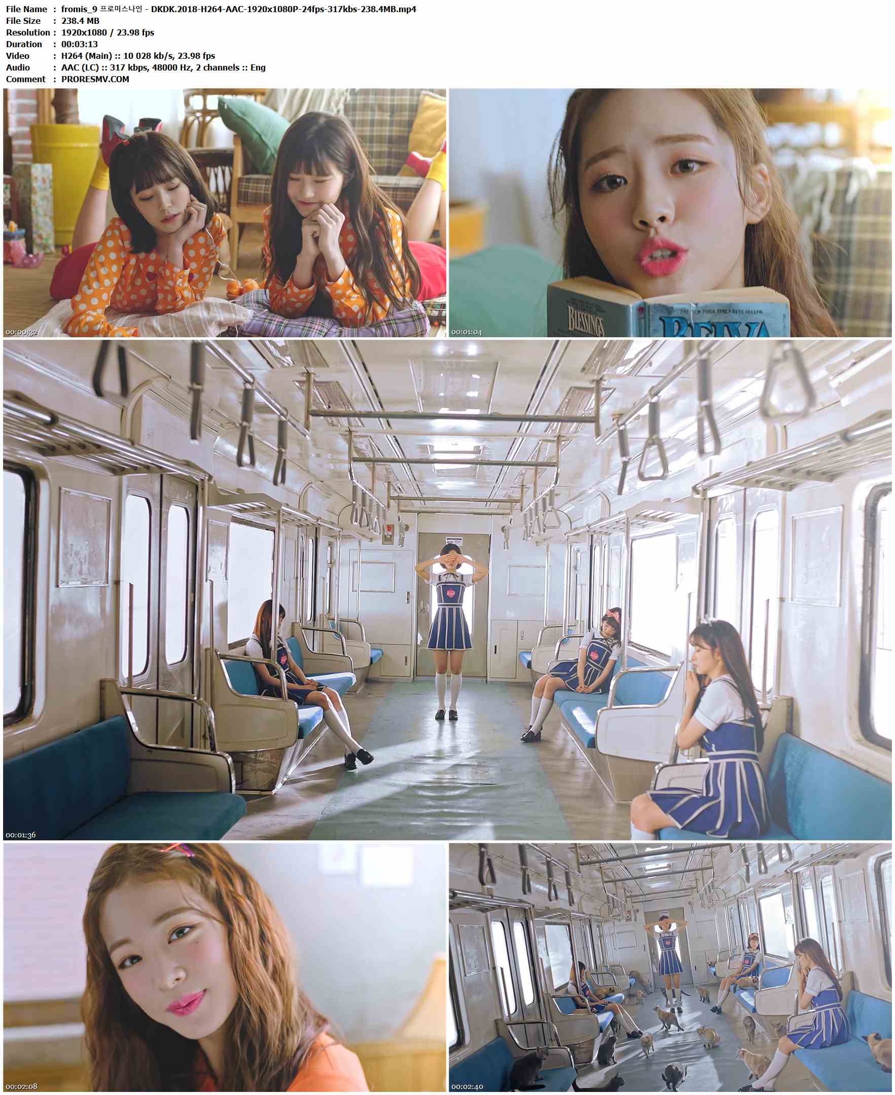 fromis_9 프로미스나인 - DKDK.2018-H264-AAC-1920x1080P-24fps-317kbs-238.4MB官方MV_高清MV